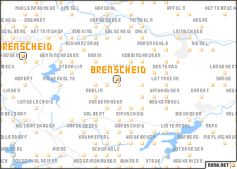 map of Brenscheid