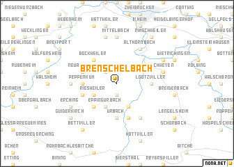 map of Brenschelbach