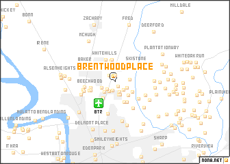 map of Brentwood Place