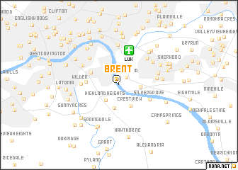 map of Brent