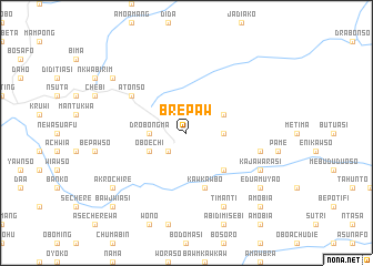 map of Brepaw