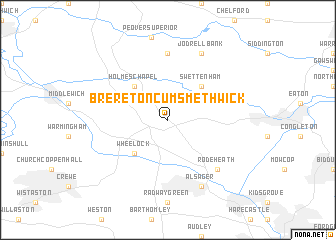 map of Brereton cum Smethwick