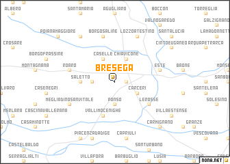 map of Bresega