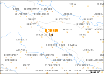 map of Brésis