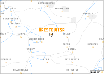 map of Brestovitsa