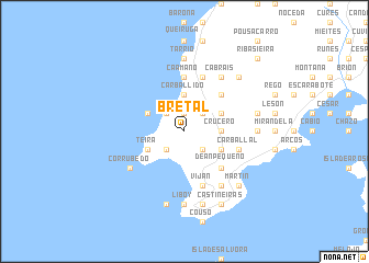 map of Bretal