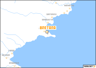 map of Bretana