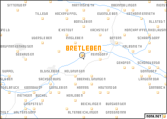 map of Bretleben