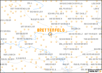 map of Brettenfeld