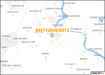 map of Bretton Heights