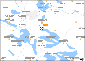 map of Brevik