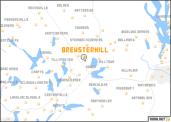 map of Brewster Hill