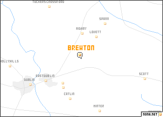 map of Brewton