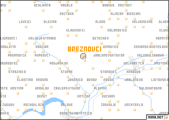 map of Brežnovci