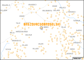 map of Brezovac Dobroselski