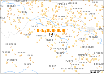 map of Brezova Ravan
