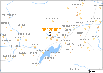 map of Brezovec