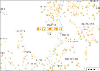 map of (( Brezove Rupe ))