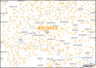 map of Brezovica