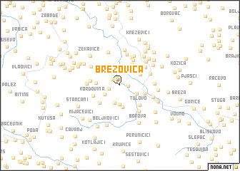 map of (( Brezovica ))