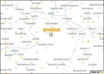 map of Brhaoua