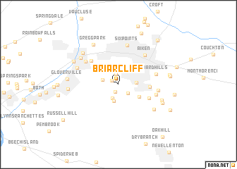 map of Briarcliff