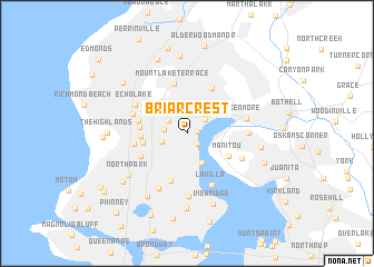 map of Briarcrest