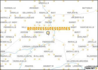 map of Briarres-sur-Essonnes
