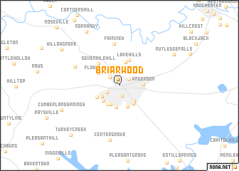 map of Briarwood