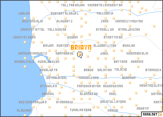 map of Brī‘ayn