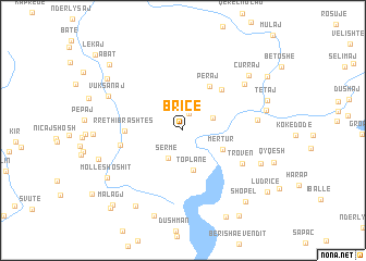 map of Bricë