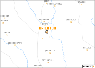 map of Brickton