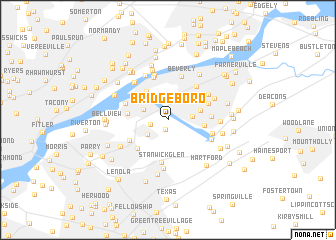 map of Bridgeboro