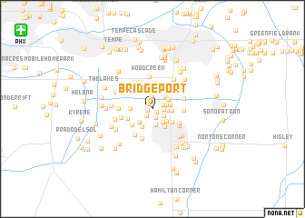 map of Bridgeport