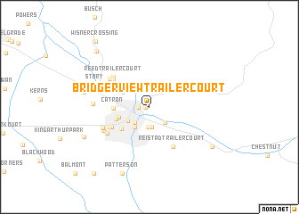 map of Bridger View Trailer Court