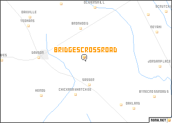 map of Bridges Crossroad