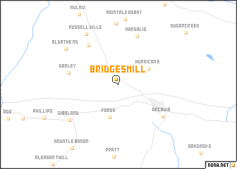 map of Bridges Mill
