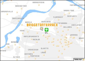 map of Bridgeton Terrace