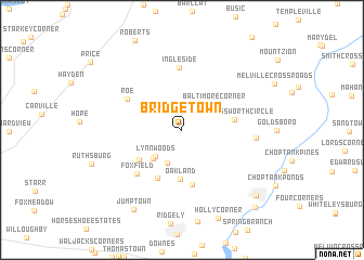 map of Bridgetown