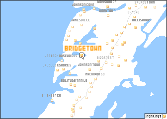 map of Bridgetown