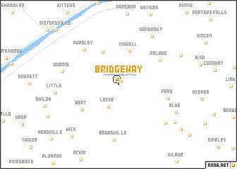 map of Bridgeway