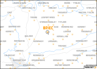 map of Briec