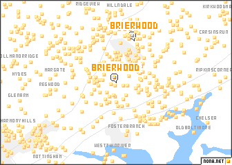 map of Brierwood