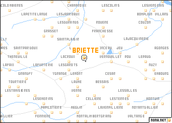 map of Briette