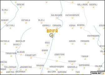 map of Brīfā