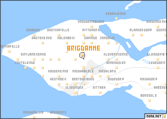 map of Brigdamme