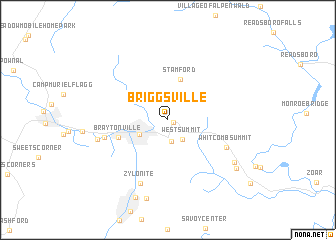 map of Briggsville