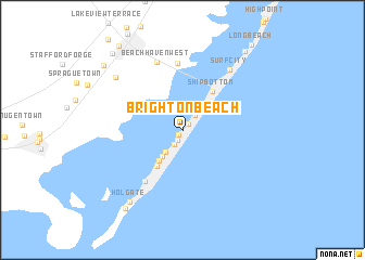map of Brighton Beach