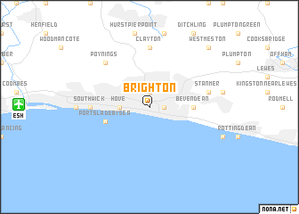 map of Brighton