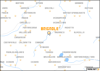 map of Brignole